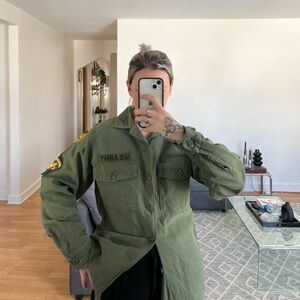 vintage OG107 army shirt